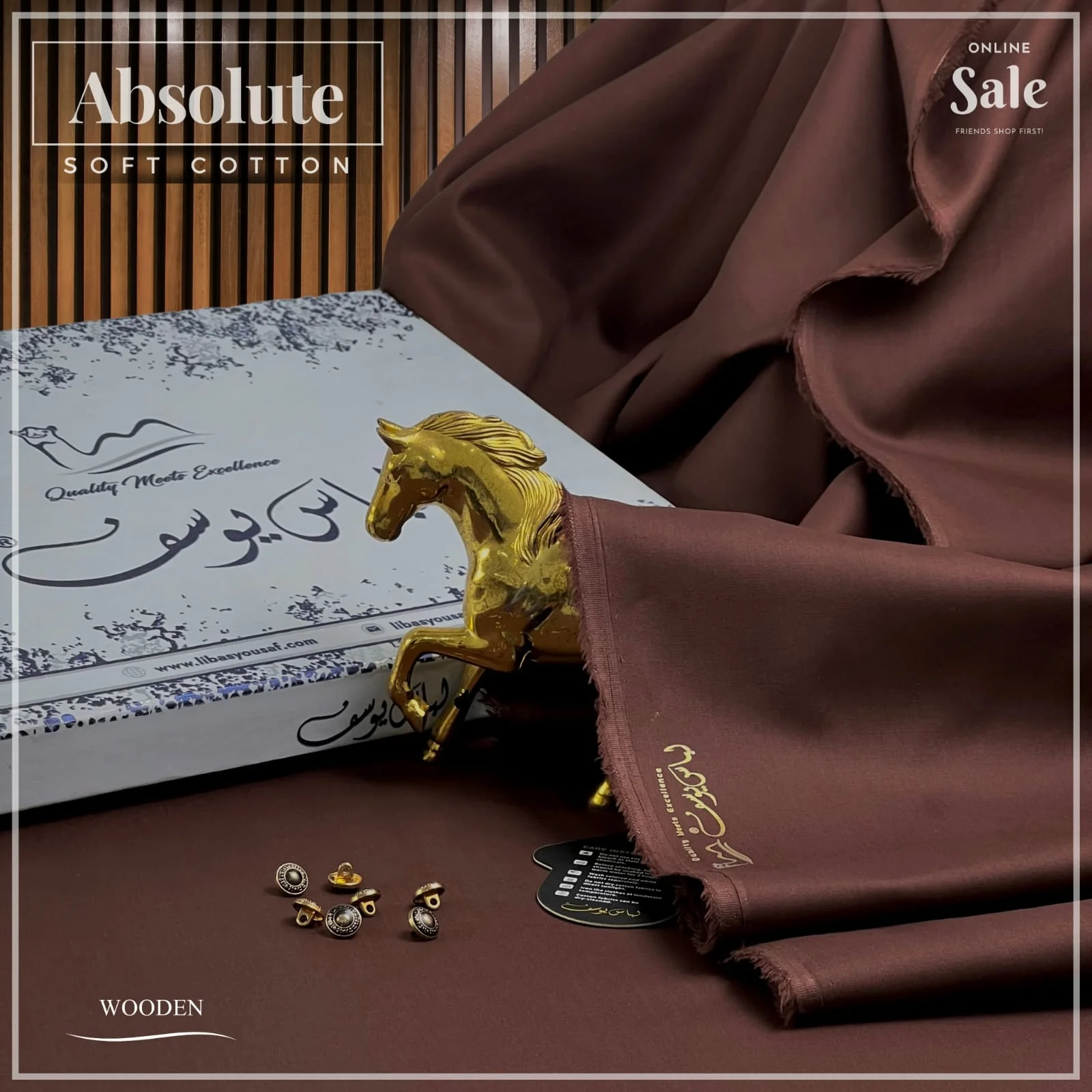 Libas e yousab absolute soft cotton shalwar kameez suit unstitched